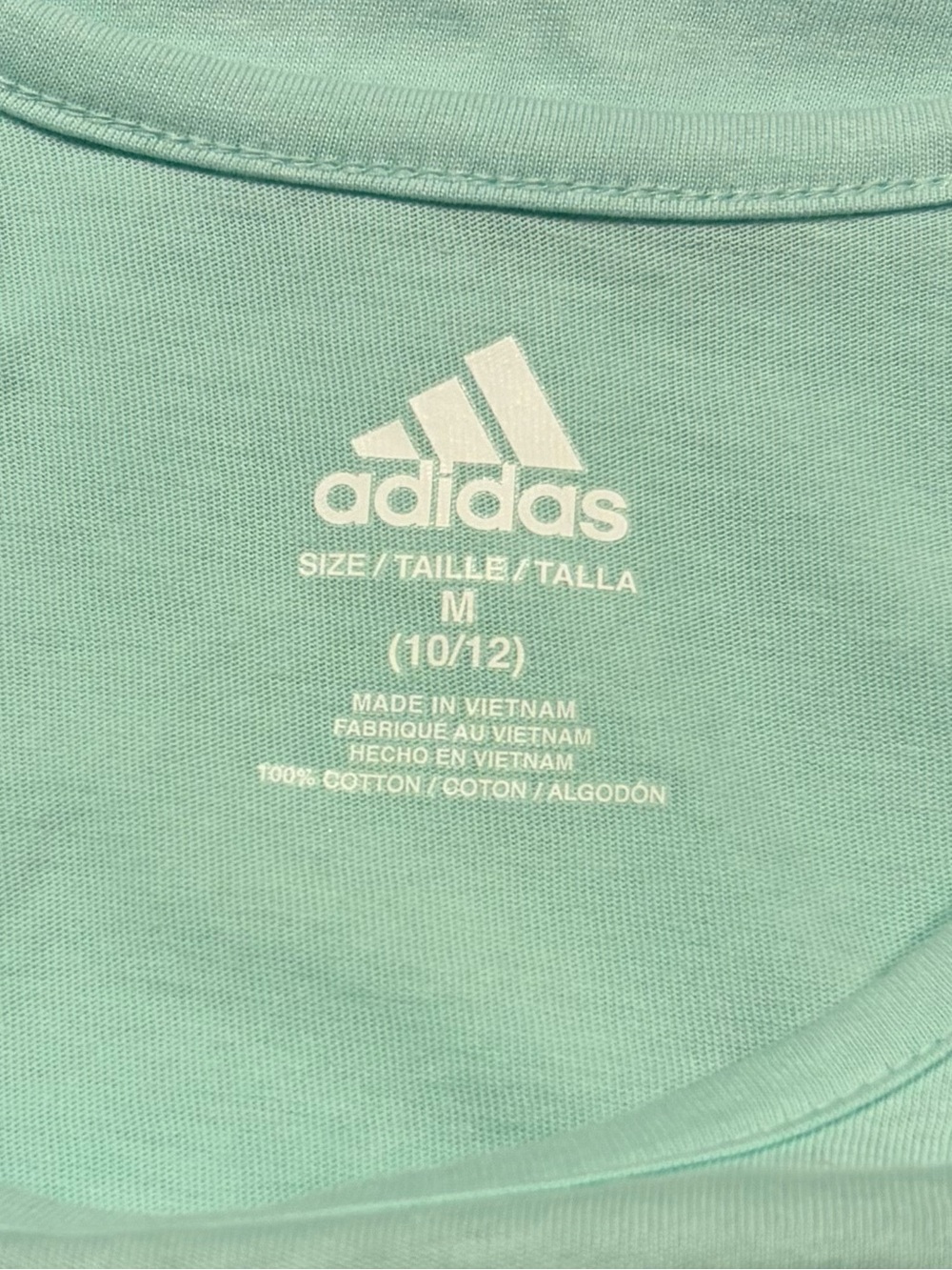 Adidas Girls Logo T-Shirt - Size M (10/12) NWT - Picture 4 of 6